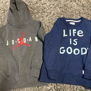 Boys size Med sweatshirts